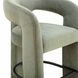 Malone Green Performance Fabric Upholstered Counter Height Stool