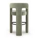 Malone Green Performance Fabric Upholstered Bar Stool