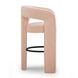 Malone Blush Performance Fabric Upholstered Bar Stool