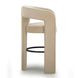 Malone Taupe Performance Fabric Upholstered Bar Stool