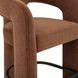 Malone Rust Red Performance Fabric Upholstered Bar Stool