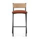 Celine Maroon Performance Fabric Upholstered Bar Stool