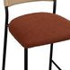 Celine Maroon Performance Fabric Upholstered Bar Stool