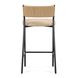 Celine Tan Performance Fabric Upholstered Bar Stool