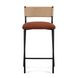 Celine Maroon Performance Fabric Upholstered Counter Height Stool