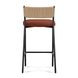 Celine Maroon Performance Fabric Upholstered Counter Height Stool