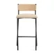 Celine Tan Performance Fabric Upholstered Counter Height Stool