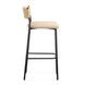 Celine Tan Performance Fabric Upholstered Counter Height Stool