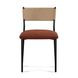 Celine Maroon Performance Fabric Upholstered Dining Chair Set of 2