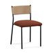 Celine Maroon Performance Fabric Upholstered Dining Chair Set of 2