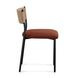 Celine Maroon Performance Fabric Upholstered Dining Chair Set of 2