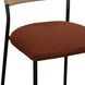 Celine Maroon Performance Fabric Upholstered Dining Chair Set of 2