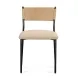Celine Tan Performance Fabric Upholstered Dining Chair Set of 2