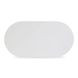 Nara Pure White 84" Oval Outdoor Concrete Dining Table