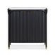 Yaha Black and White 2 Door Bar Cabinet