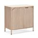 Yaha Natural and White 2 Door Bar Cabinet