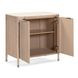 Yaha Natural and White 2 Door Bar Cabinet