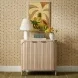 Yaha Natural and White 2 Door Bar Cabinet