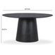 Sahara Black 60" Round Dining Table