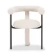 Synn Cream Performance Fabric Upholstered Dining Chair