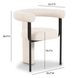 Synn Cream Performance Fabric Upholstered Dining Chair