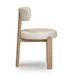 Odessa Cream Vegan Upholstered Leather Dining Chair