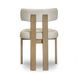 Odessa Cream Vegan Upholstered Leather Dining Chair