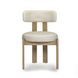Odessa Cream Vegan Upholstered Leather Dining Chair
