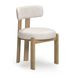 Odessa Cream Performance Fabric Upholstered Dining Chair