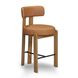 Odessa Brown Upholstered Counter Height Stool