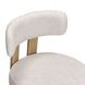 Odessa Cream Performance Fabric Upholstered Counter Height Stool