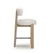 Odessa Cream Performance Fabric Upholstered Counter Height Stool