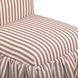 Gertrude Brown and White Performance Fabric Upholstered Dining Chair