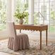 Gertrude Brown and White Performance Fabric Upholstered Dining Chair