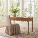Gertrude Brown and White Performance Fabric Upholstered Dining Chair