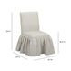 Gertrude Khaki and White Performance Fabric Upholstered Dining Chair