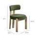 Odessa Green Performance Fabric Upholstered Dining Chair