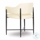 Sezanne Cream Performance Fabric Dining Chair