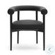 Spara Black Performance Vegan Leather Dining Chair