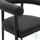 Spara Black Performance Vegan Leather Dining Chair