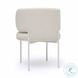 Maureen Cream Performance Upcycled Linen Dining Chair