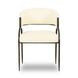 Tatum Cream Performance Fabric 2 Tone Dining Chair