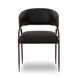 Tatum Black Performance Fabric Dining Chair