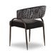 Tatum Black Performance Fabric Dining Chair