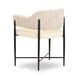 Sezanne Cream Performance Fabric 2 Tone Dining Chair