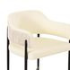 Sezanne Cream Performance Fabric 2 Tone Dining Chair