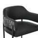 Sezanne Black Performance Fabric Dining Chair