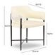Sezanne Cream Performance Fabric Dining Chair