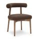 Spara Chocolate Brown Performance Fabric Upholstered Side Chair