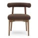 Spara Chocolate Brown Performance Fabric Upholstered Side Chair